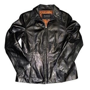 Wilsons Leather Black Jacket
